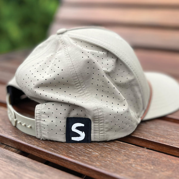 Tarpon Performance Rope Hat - Grey/Brown – Salinity Gear LLC