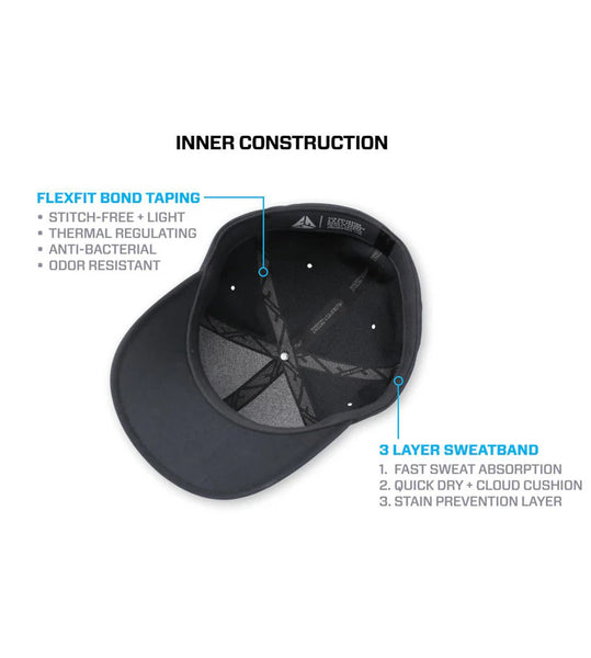 Frigate Delta Flexfit-Black – Salinity Gear LLC