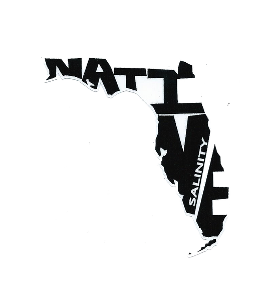 Small Florida Native Sticker – Salinity Gear LLC