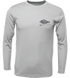 Performance Snook Gyotaku L/S - Lt. Grey