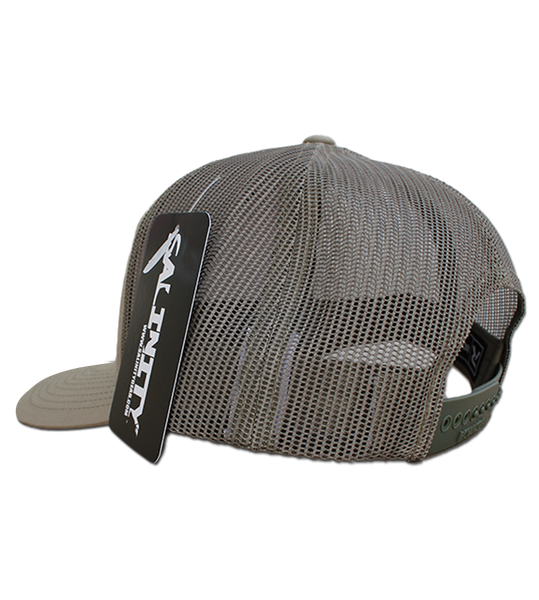 Snook Gyotaku Patch Hat- Khaki/Loden – Salinity Gear LLC