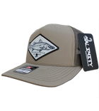 Snook Gyotaku Patch Hat- Khaki/Loden