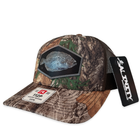 Flounder Gyotaku Patch Hat-Realtree/Black