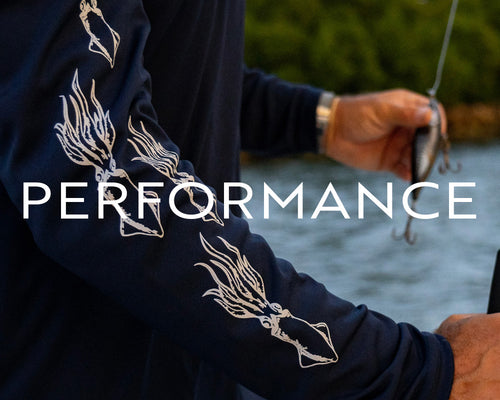 Salinity Gear Performance Saltwater Fishing shirts, apparel, and