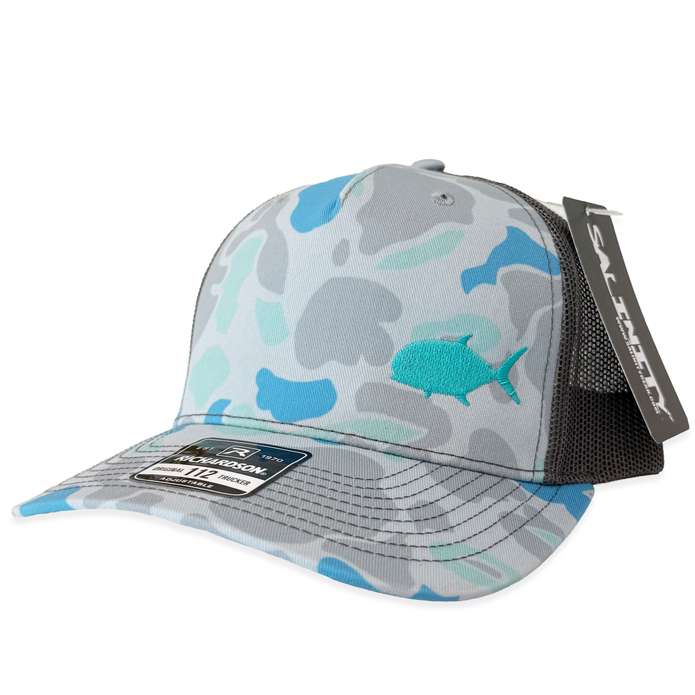 SAPEur LOGO CAP カモフラージュ Permit Hat - Saltwater Camo – Salinity Gear LLC