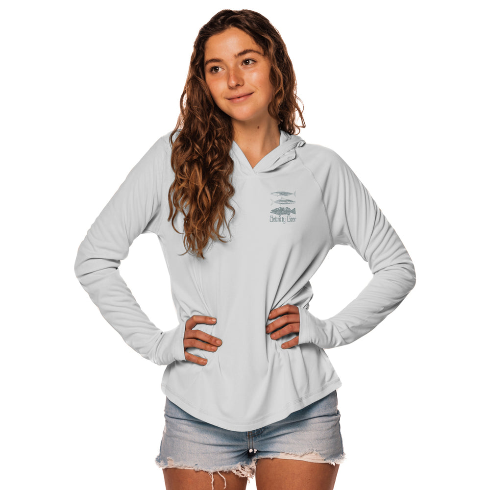 Ladies Sushi Slam Performance Hoodie with thumb holes – Salinity