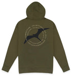Salinity Frigate Premium Mid-weight Pullover Hoodie - Military Green