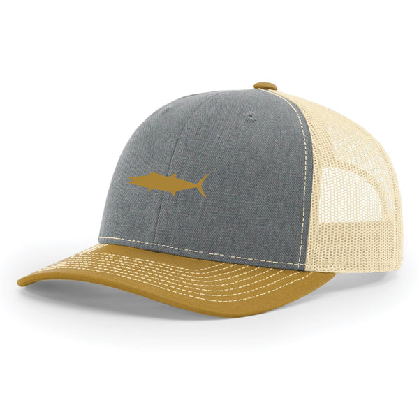 Kingfish Hat - Heather grey/Gold