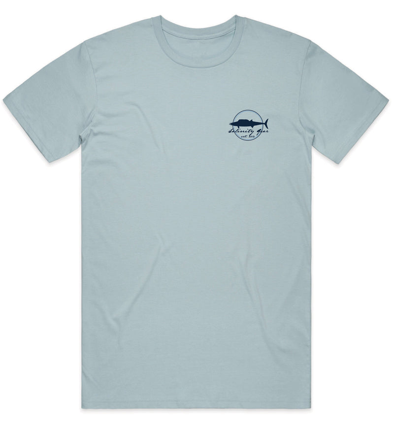 Wahoo Pin up Girl Premium Short Sleeve - Pae Blue