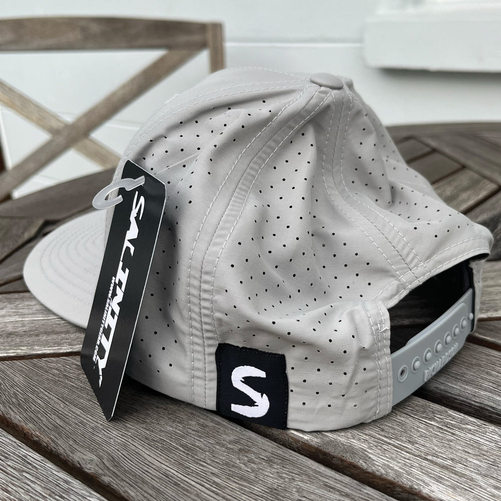 Tarpon Performance Rope Hat Grey/Black – Salinity Gear LLC
