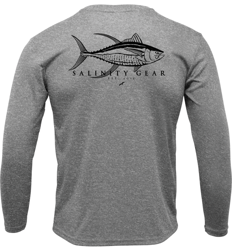 Salt Addiction t shirt long sleeve saltwater fishing apparel Tuna life reel