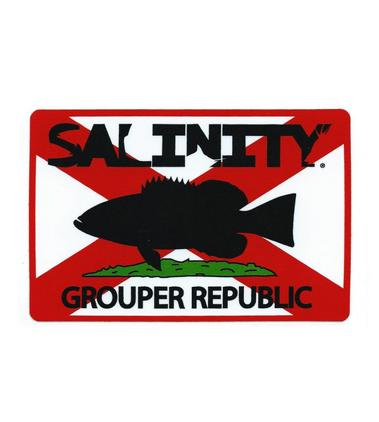 Grouper Republic Sticker – Salinity Gear LLC