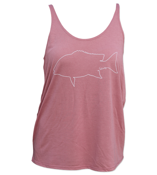 Ladies Red Snapper Slouchy Tank – Salinity Gear LLC