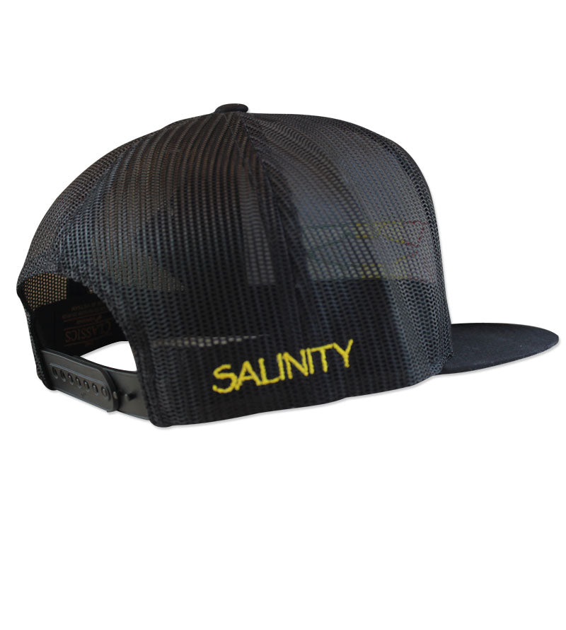 Salinity Gear Rasta Kingfish Trucker snapback yupoong mesh back hat