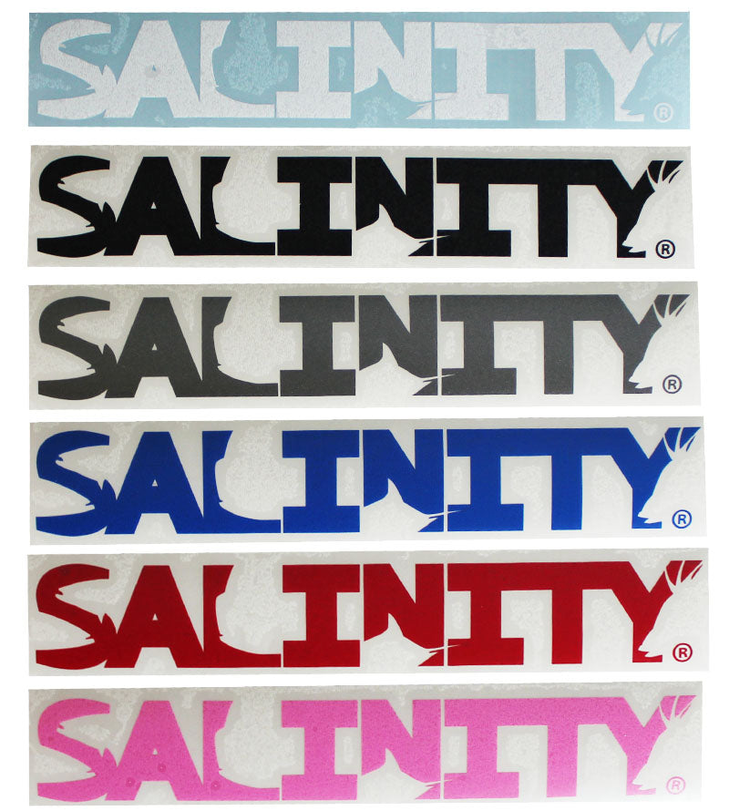 Salinity Gear Logo die cut vinyl sticker