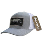 Wahoo Patch Hat - Heather Grey/White
